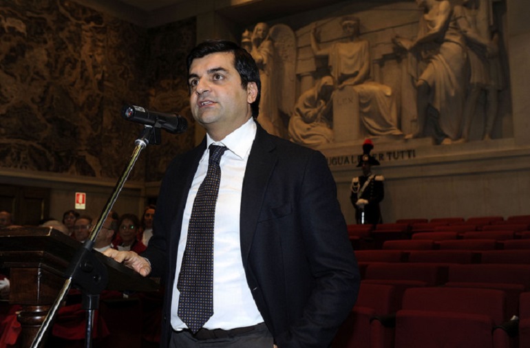 Luca Palamara, l'ex presidente di Anm indagato per ipotesi di corruzione (foto Ansa)