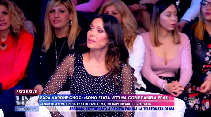 live non è la d'urso sara varone