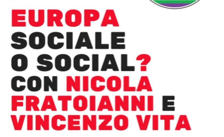 Nicola Fratoianni e Vincenzo Vita, l'incontro a Roma: Europa Sociale o Social?