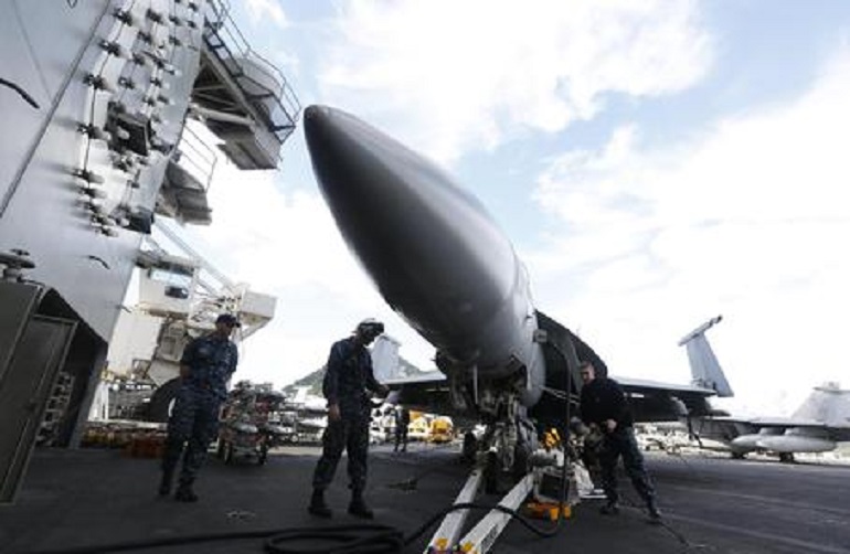 Stati Uniti, schierati 20 missili in grado di distruggere l'elettronica militare della Corea del Nord (foto Ansa)