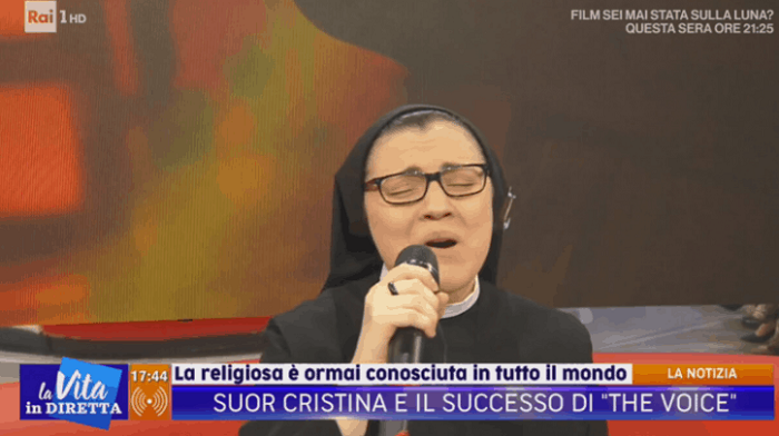 la vita in diretta suor cristina