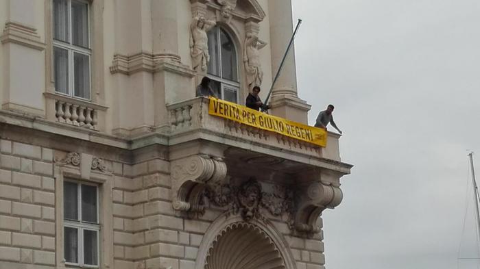 giulio regeni striscione