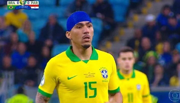 Coppa America, Allan scende in campo con una fasciatura in testa. Ecco perché