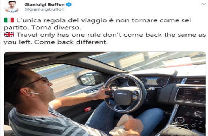 Buffon pubblica questa foto ma... Ecco i dettagli che non sono sfuggiti