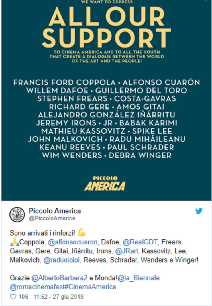 solidarieta cinema america