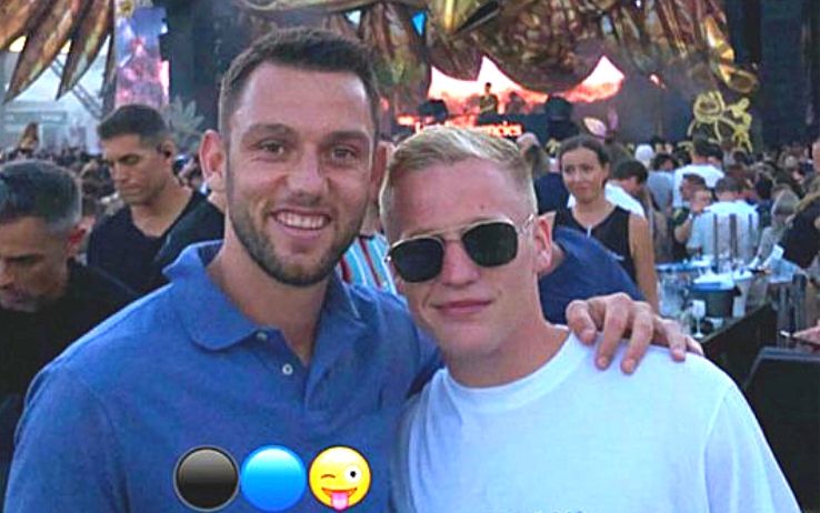 De Vrij, Instagram: Van de Beek Inter è una possibilità