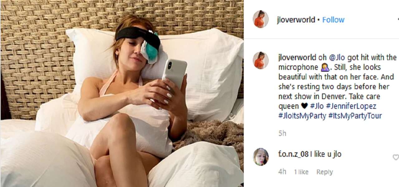 jennifer lopez foto spaventa fan