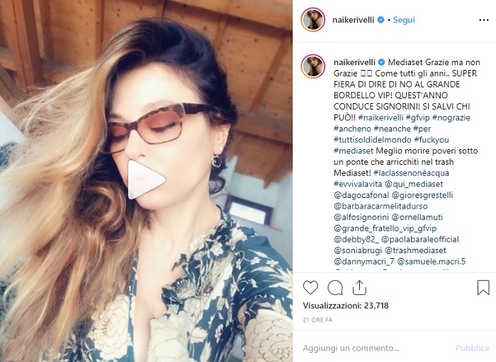 Naike Rivelli gf vip