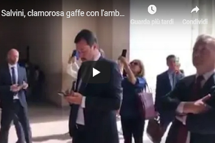 YOUTUBE Matteo Salvini e la gaffe su Rocky: "Una volta a Washington andammo alla scalinata..."