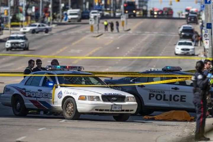 Toronto, spari durante la festa per celebrare la vittoria dell'NBA: due feriti (foto d'archivio Ansa)