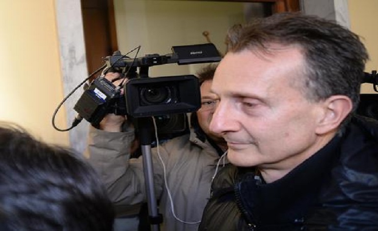 Antonio Logli, la prima notte in carcere dopo la condanna in Cassazione (foto Ansa)