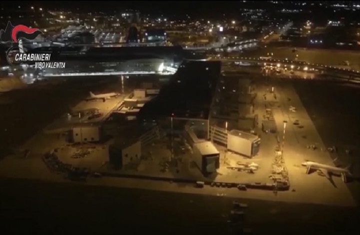 Montesoro di Filadelfia, anziano ucciso in villa. Arrestato un 29enne bulgaro (foto Ansa)