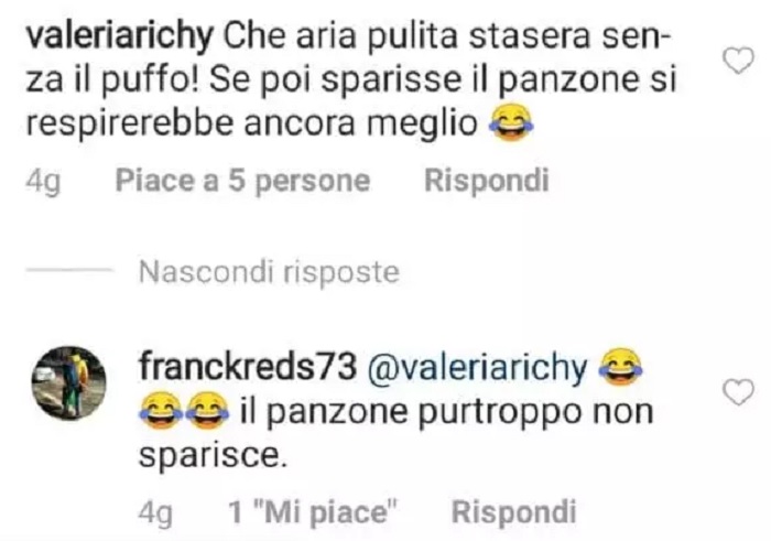 commenti gerry scotti nicolo scalfi