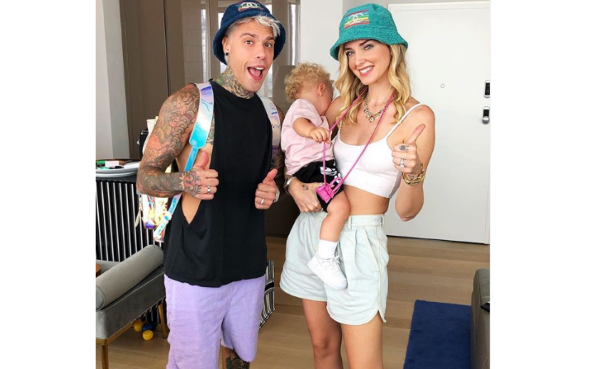 Chiara Ferragni, Fedez e Leone in vacanza