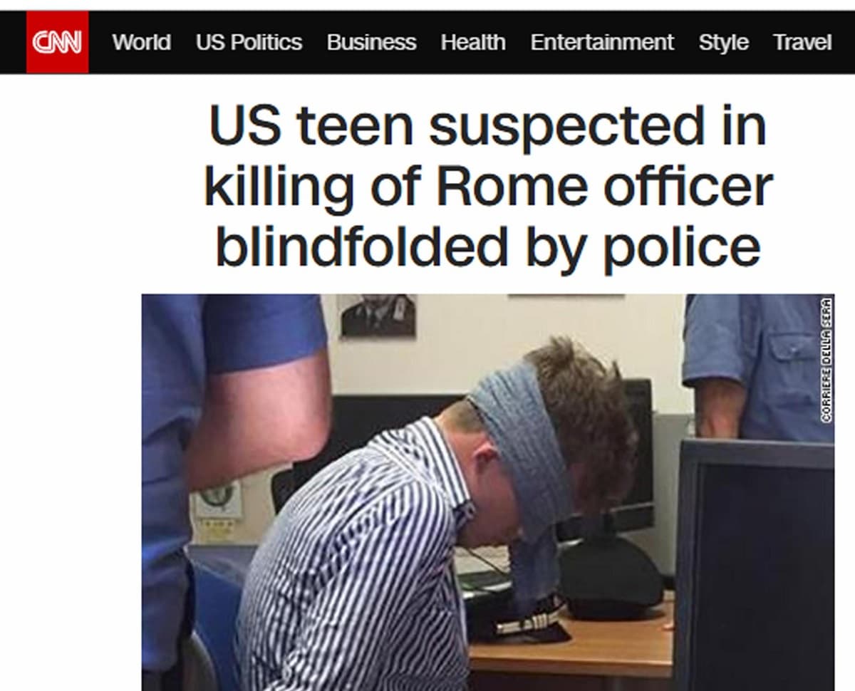 Foto del ragazzo bendato in caserma, per i media Usa è "scioccante" e "atto illegale"