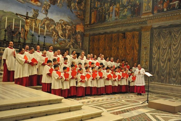 coro cappella sistina massimo palombella
