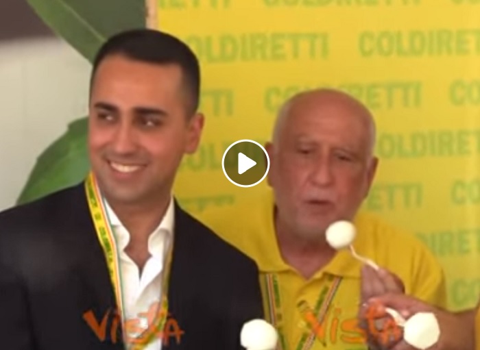 luigi di maio mozzarella bufala