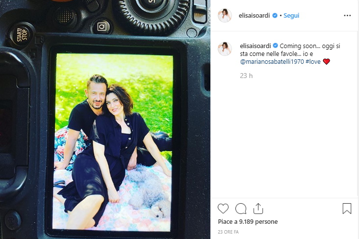 Elisa Isoardi e Mariano Sabatelli