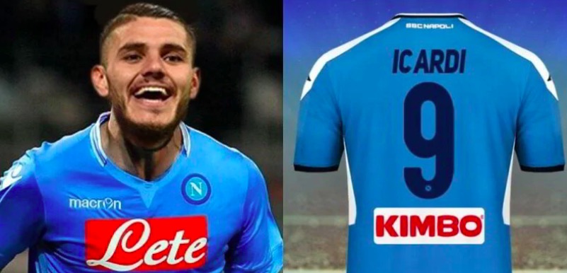 Icardi al Napoli con maxi stipendio. Sui social già gira la maglia FOTO