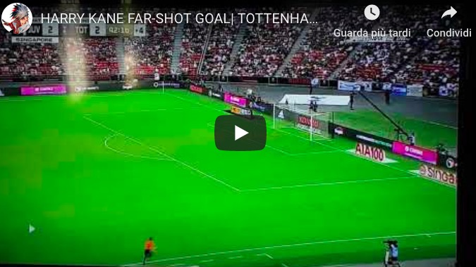 Kane video gol Juventus Tottenham youtube highlights
