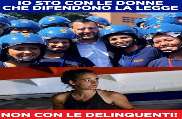 Matteo Salvini e la foto con le poliziotte. Il Pd: "Presenteremo interrogazione parlamentare"