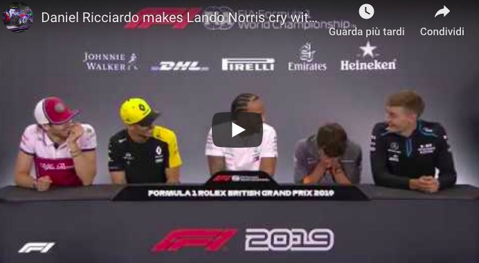 Norris scoppia a ridere durante conferenza stampa Formula 1 VIDEO