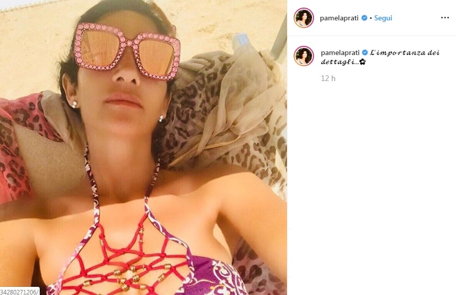 pamela prati senza tatuaggio