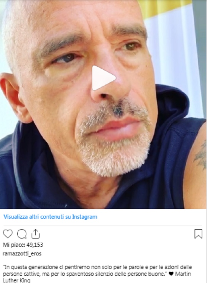 eros ramazzotti su instagram