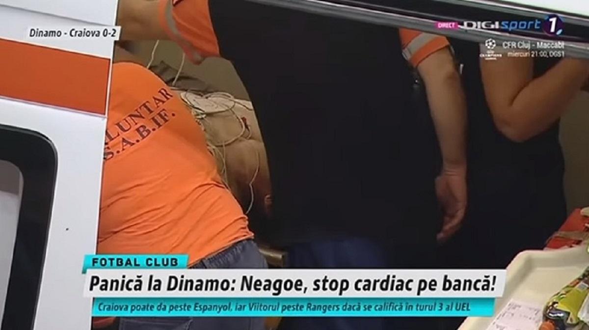romania, allenatore della dinamo bucarest crolla in campo colpito da un infarto