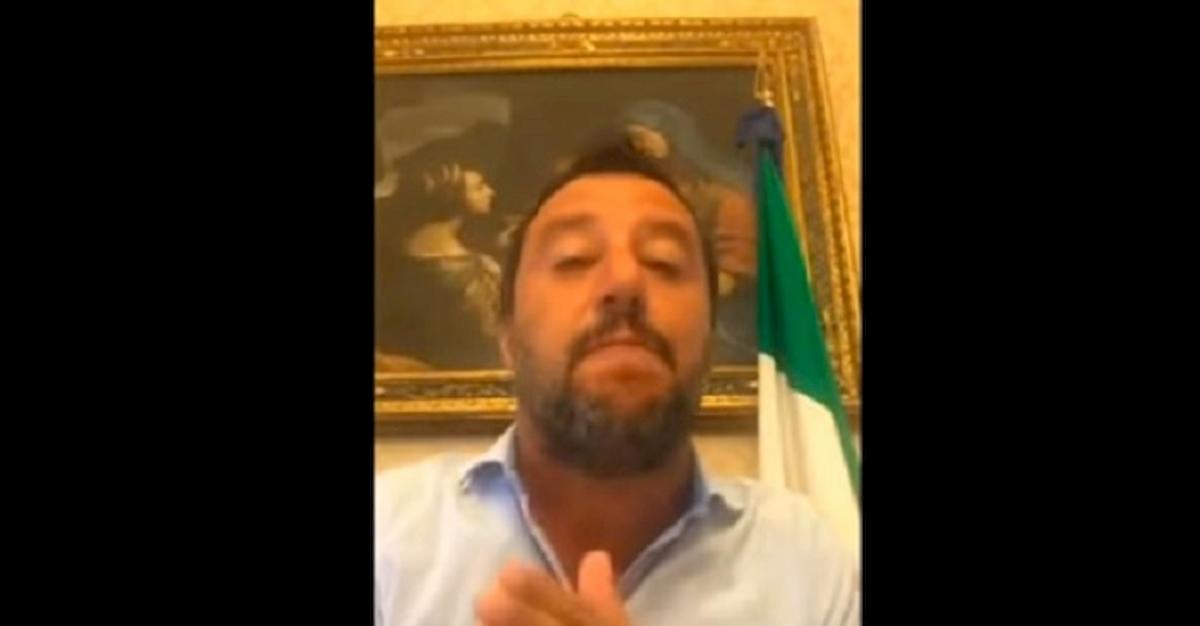 salvini parla della Gregoretti