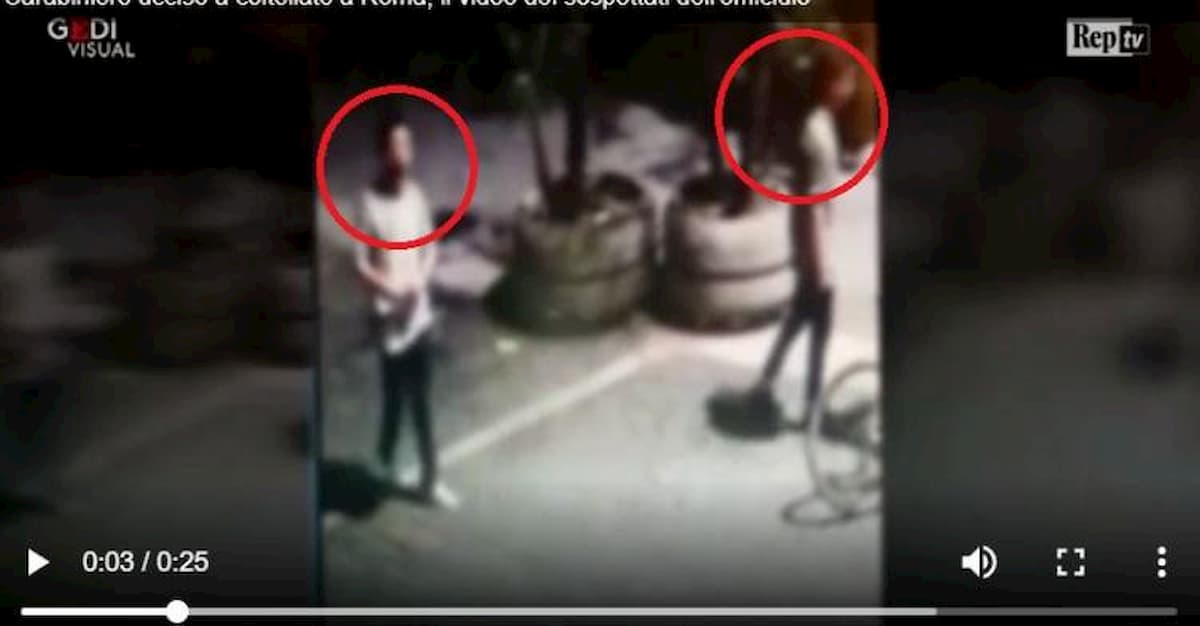 Mario Cerciello Rega, le nuove immagini prima dell'omicidio