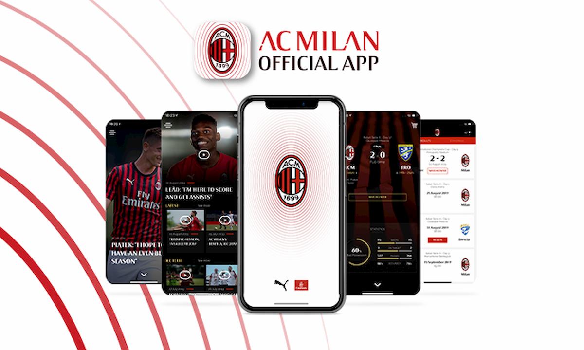 Milan nuova app diretta streaming amichevoli