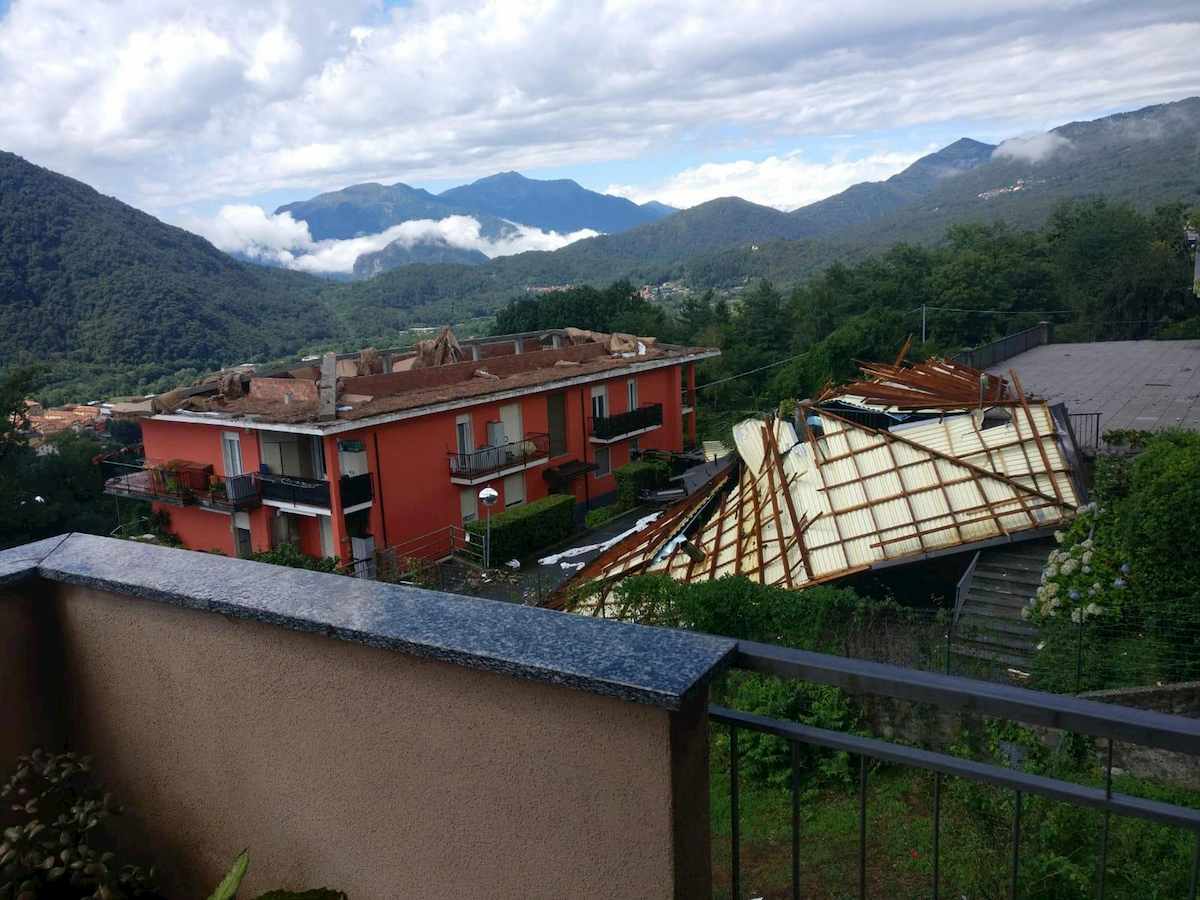 Nubifragio e frane provincia verbania