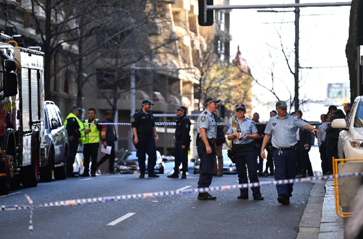 La polizia sul luogo dell'attacco, Ansa