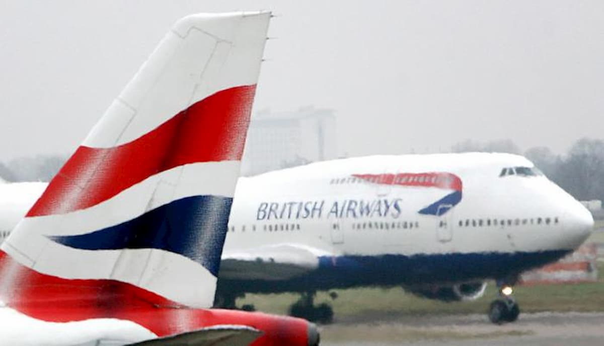 La British Airways cancella voli per un "problema tecnico"