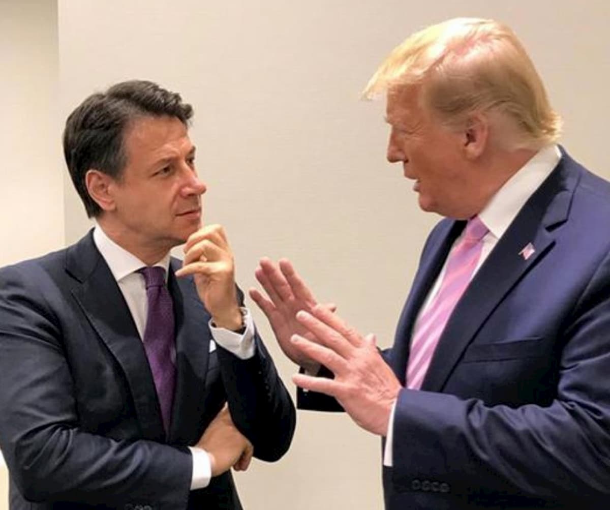 Giuseppe Conte e Donald Trump