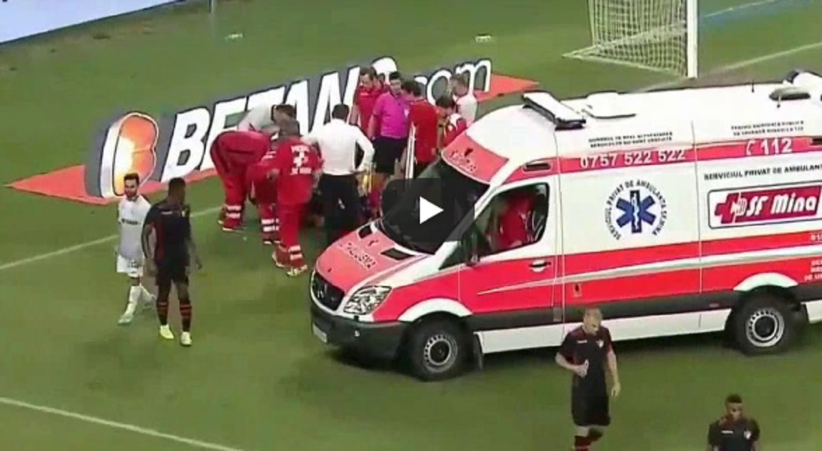 YOUTUBE Bomba carta colpisce arbitro