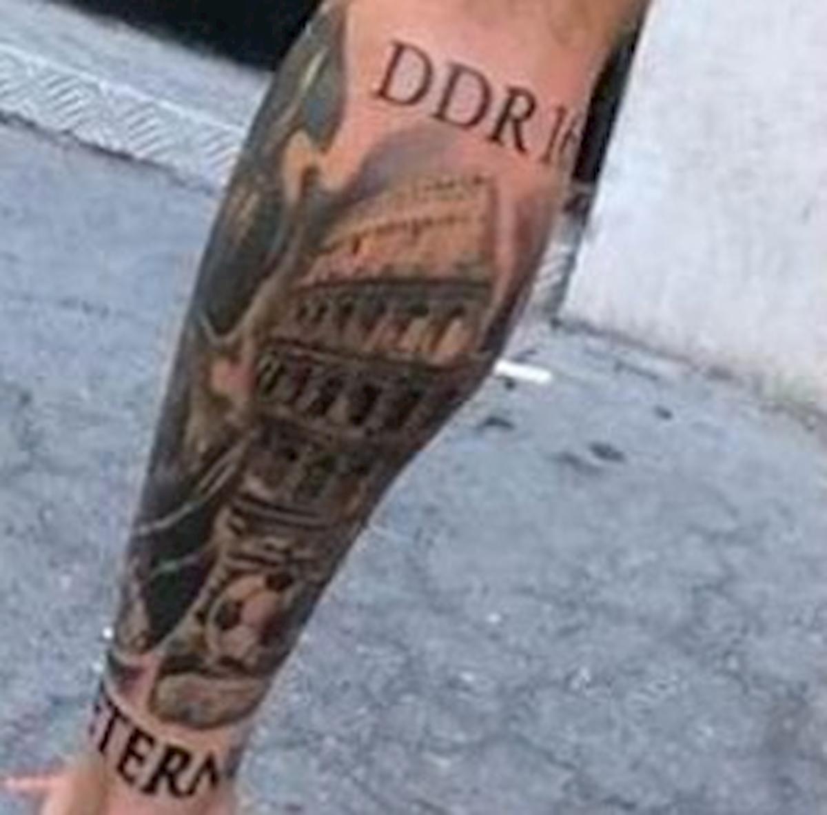 De Rossi tatuaggio Moscardelli foto Instagram