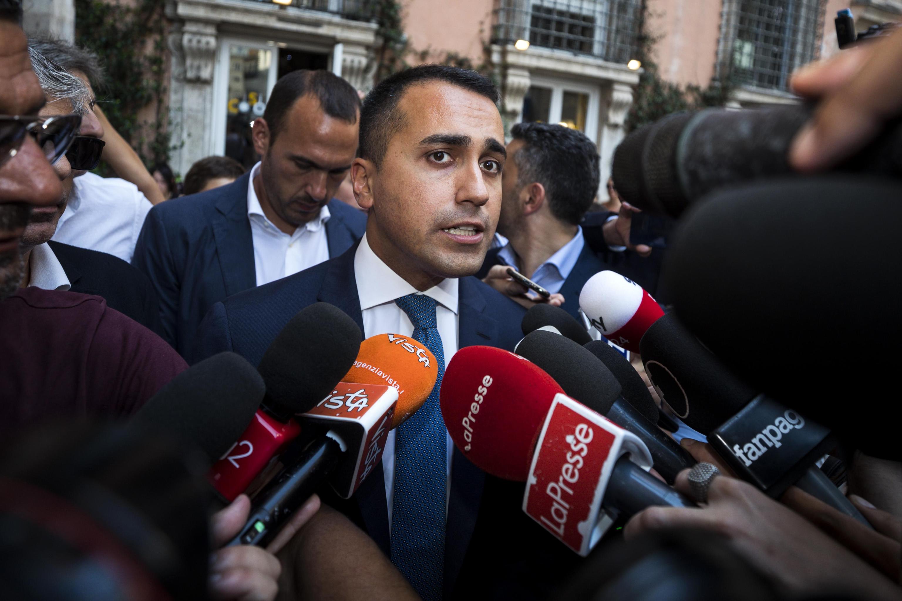 Luigi Di Maio, governo M5s Pd