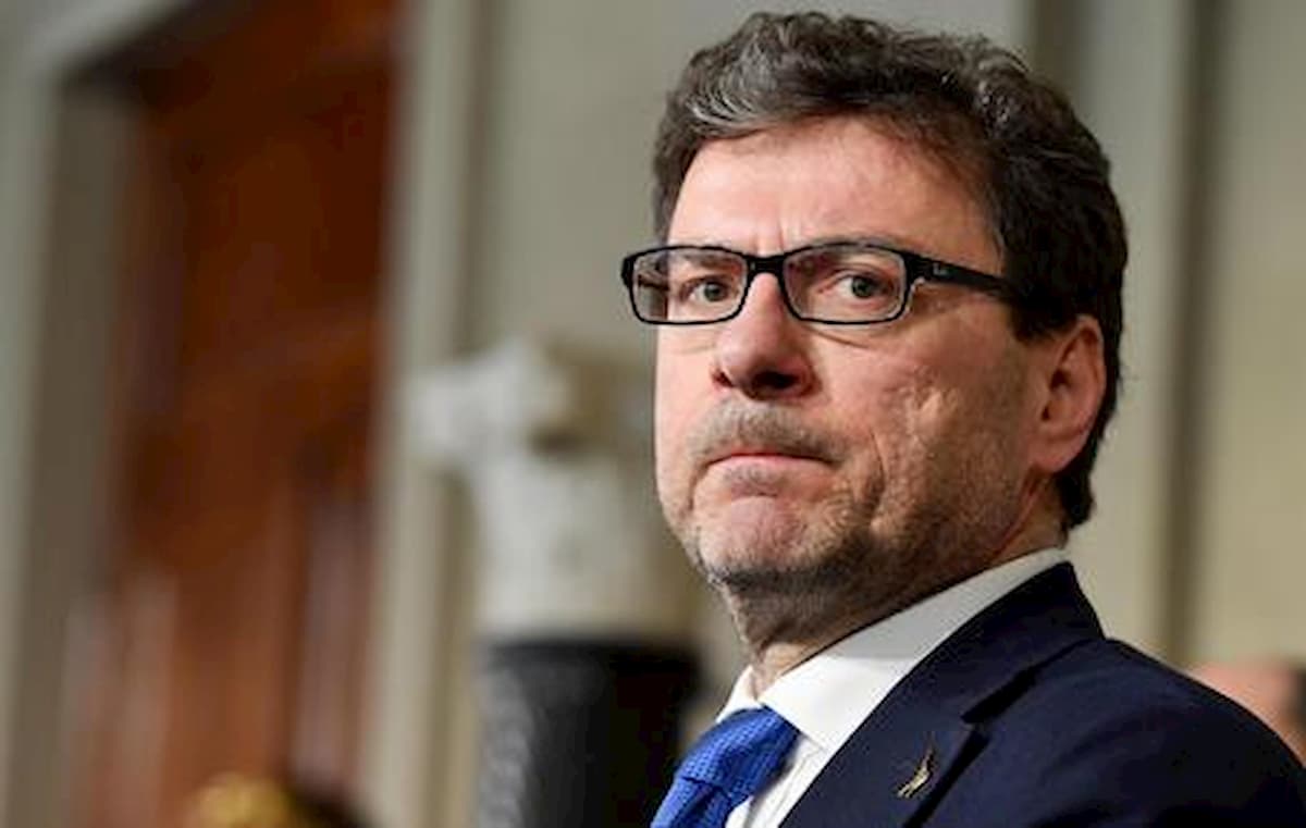 Il sottosegretario della Lega Giancarlo Giorgetti