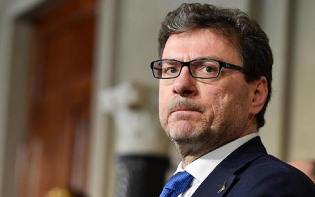 Giancarlo Giorgetti, foto Ansa