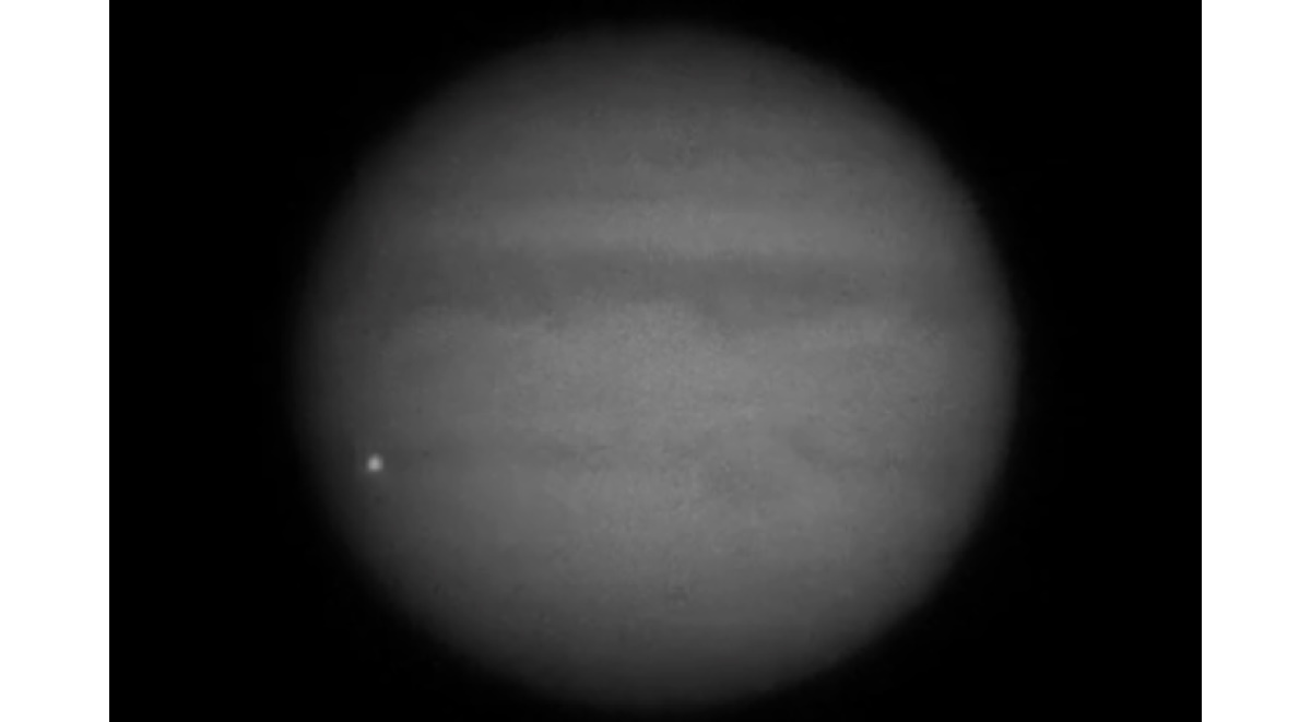 Giove, esplosione meteorite