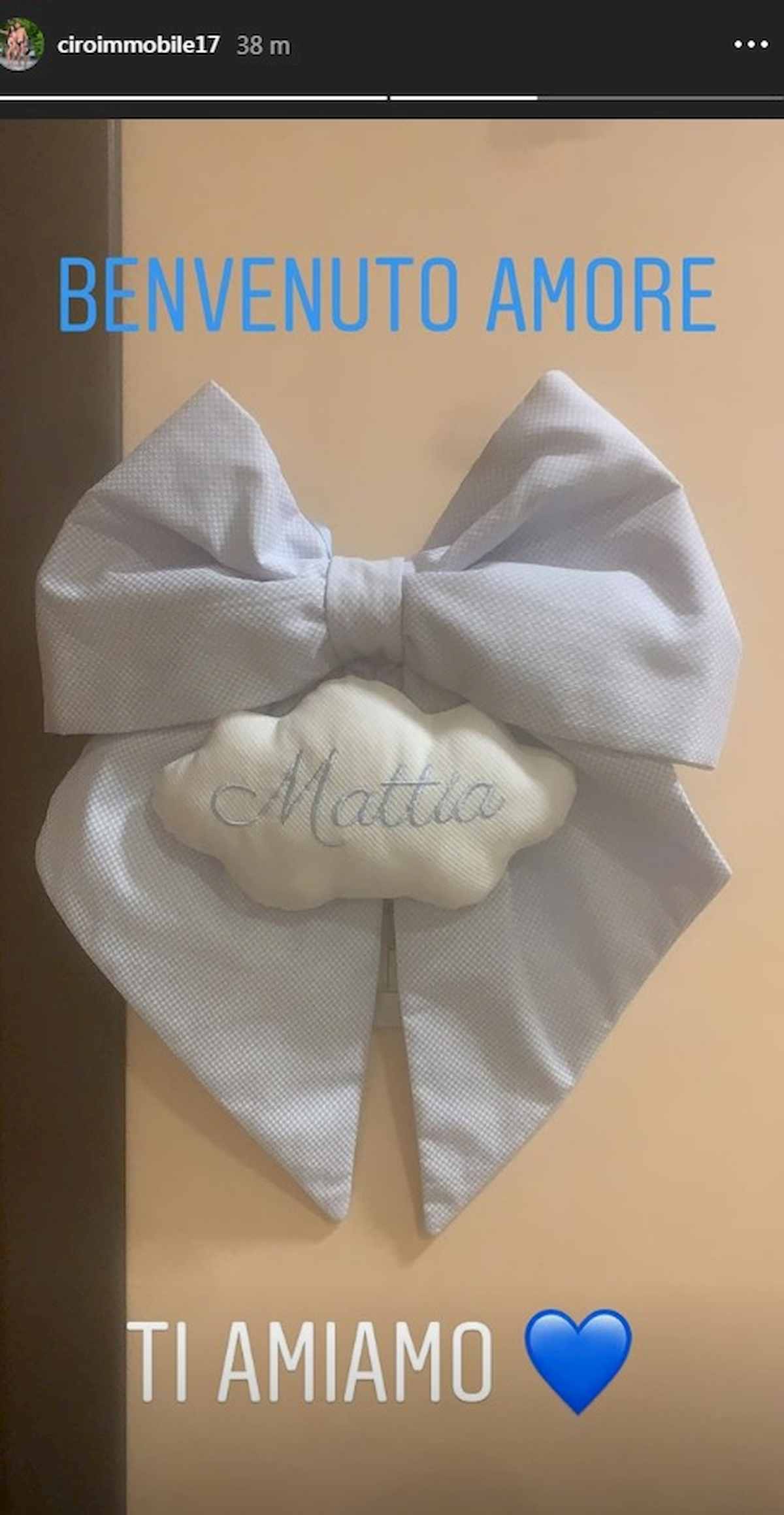 Ciro Immobile Jessica Melena figlio Mattia