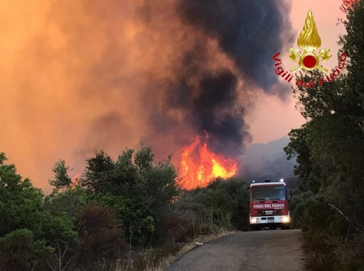 Incendi in Sardegna