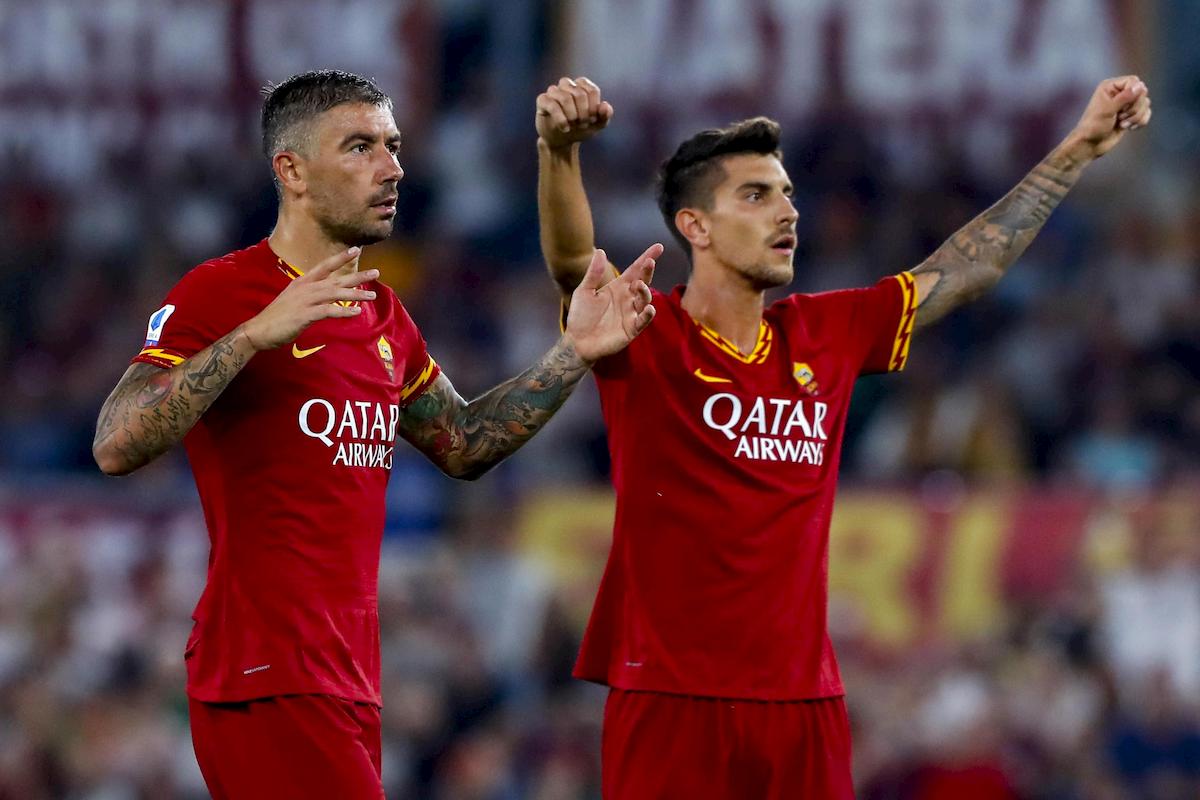 Kolarov Pellegrini lite Roma Genoa c'è anche un vaffa