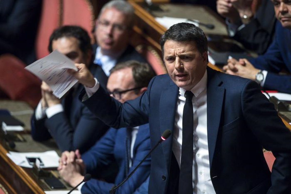 Renzi in Senato