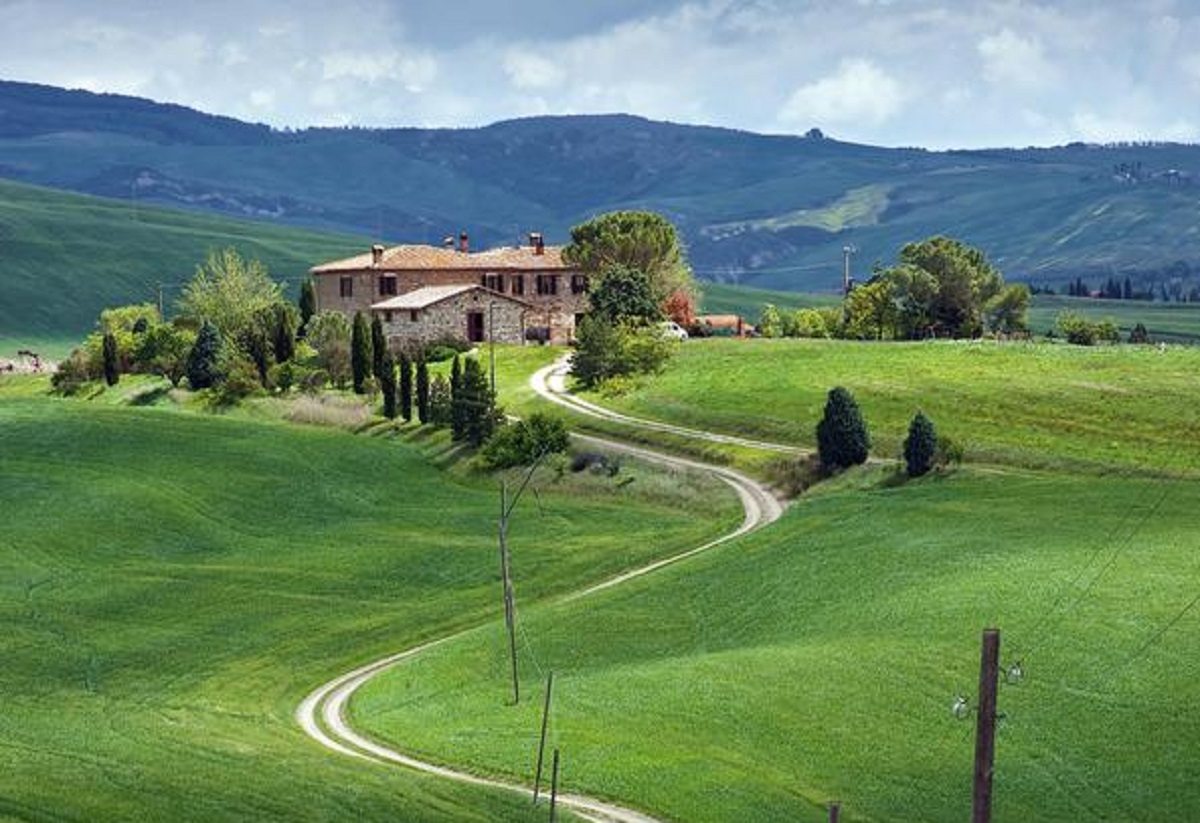 Un agriturismo, Ansa