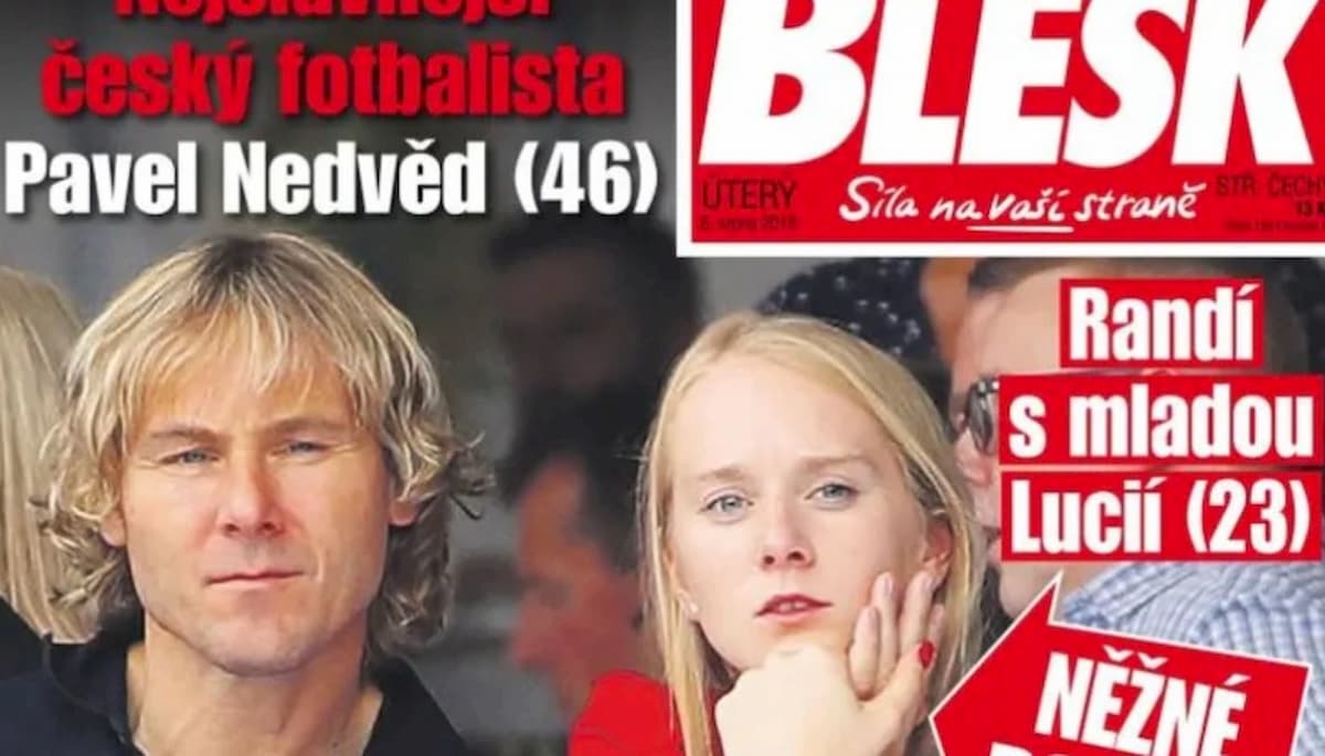 Pavel Nedved ha una fidanzata di 23 anni. Blesk: "Ha lasciato la moglie dopo 25 anni di matrimonio"