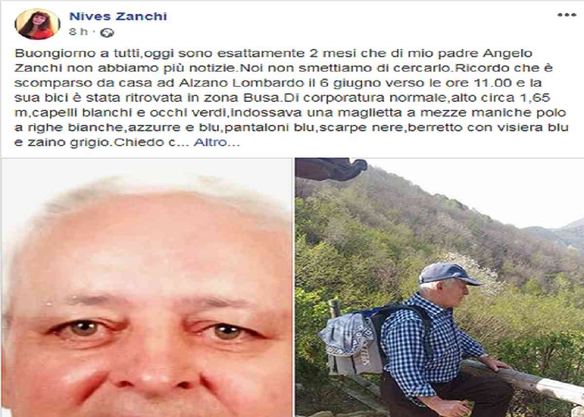 appello nives zanchi su padre