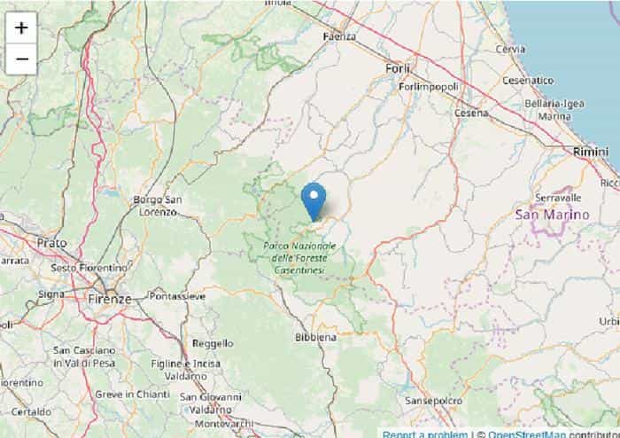 Sciame sismico nella zona di Forlì e Cesena: 36 scosse in 24 ore sull'Appennino Tosco Emiliano